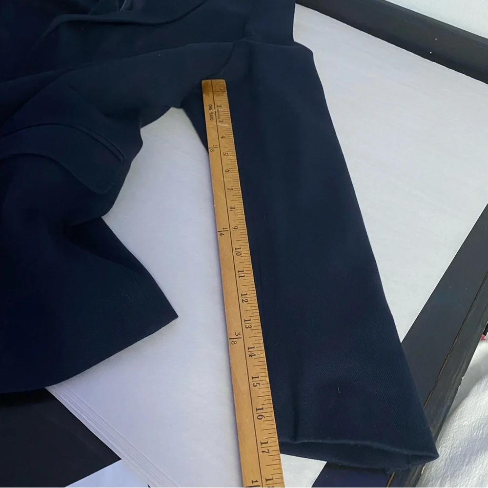 Massimo Dutti Men's Navy Blazer Size 48